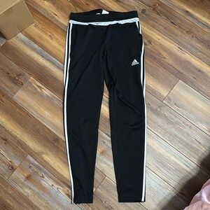 Climacool Adidas Sweatpants // Size: M 12-14 // Color: Black and White